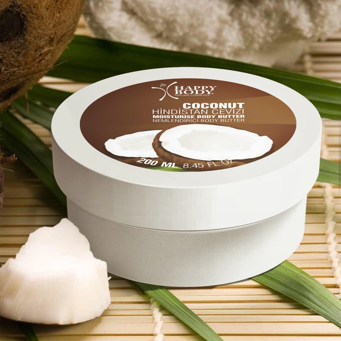Hindistan Cevizli Vücut Nemlendirici Body Butter
