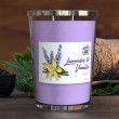 Lavanta ve Vanilya Kokulu Bardak Mum